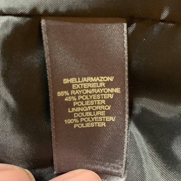 Liz Claiborne purple and black Tapestry style jacket with snaps good condition - Picture 7 of 8